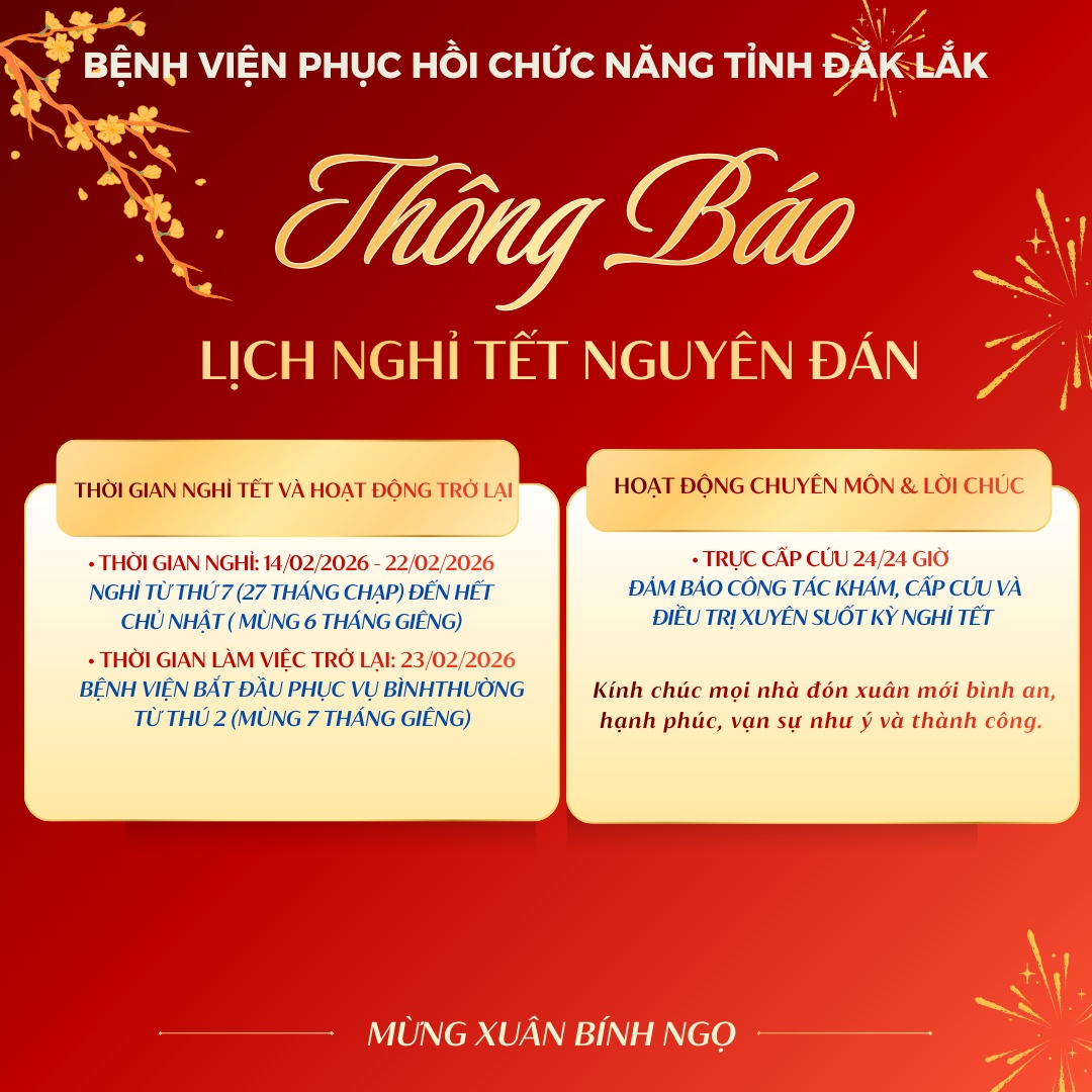 Thông báo lịch nghỉ Tết Nguyên Đán  Bính Ngọ năm 2026